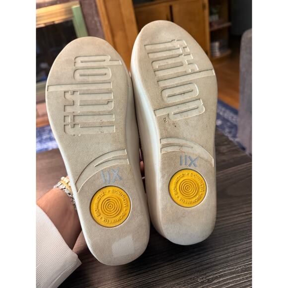 Fit Flop Due Canvas Mary Jane Flat Sz. 39 - Picture 4 of 9